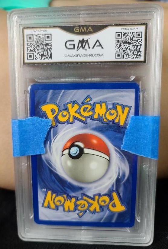 Pokemon cards 1st edition GMA graded cards BSG