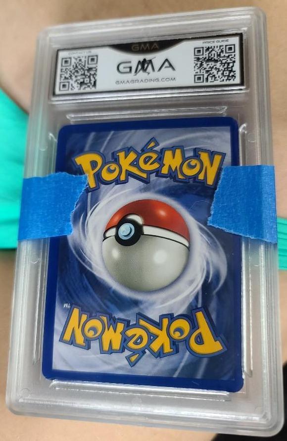 Pokemon cards 1st edition GMA graded cards BSG