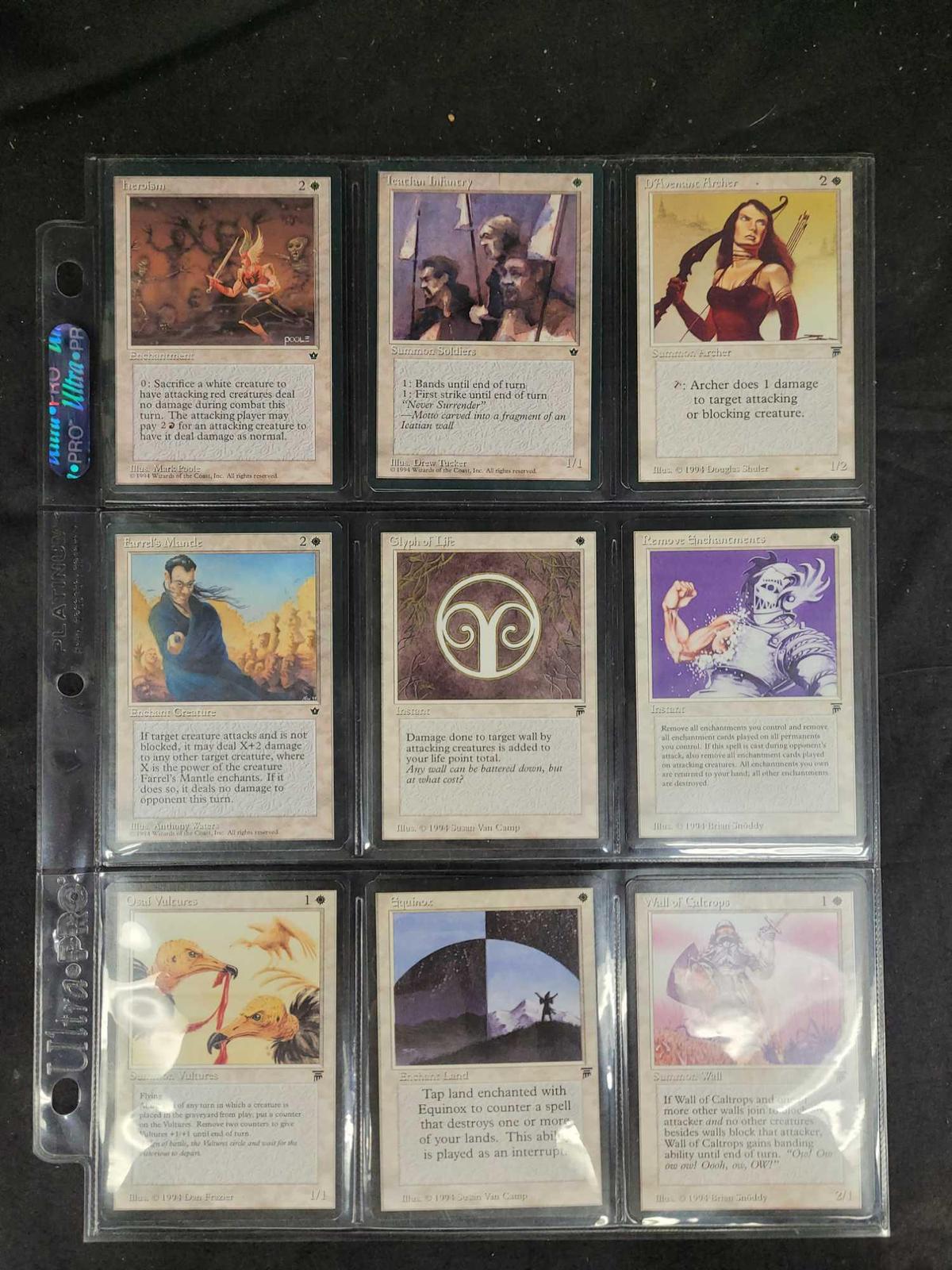 Magic the gathering cards old cards early 93-95
