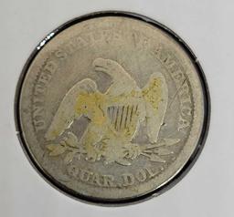 Seated liberty quarter 1856 looks ddo rare very old type coin must have early ear for that set