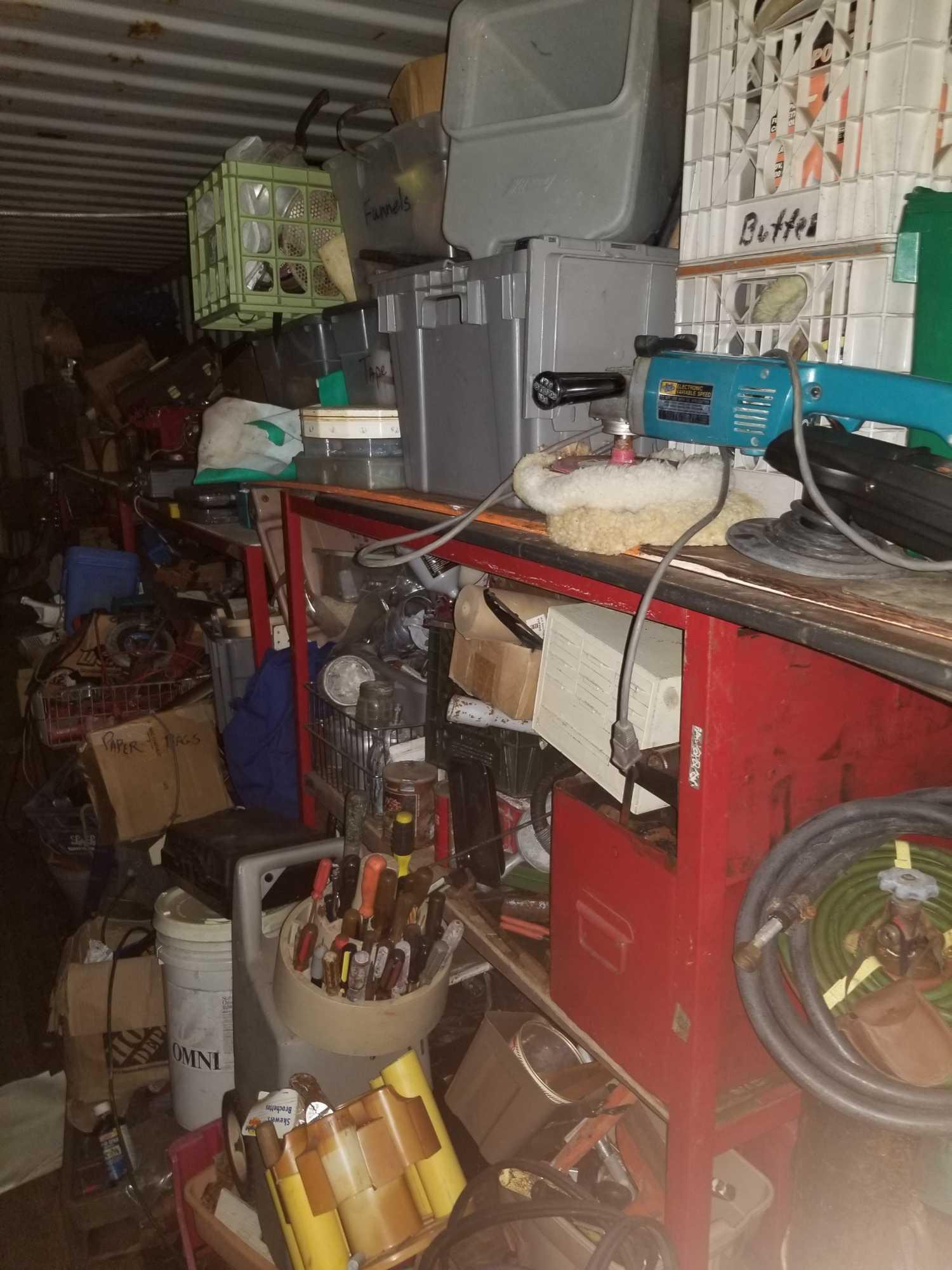 40 Foot Shipping Container and all contents - Tools