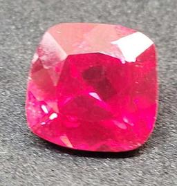 Princess Cut Red Ruby 9.70ct Gem Stone