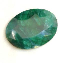 Deep Gorgeous Green Naturally Earth Mined Oval Cut Emerald Large 10.26ct Gem Stone