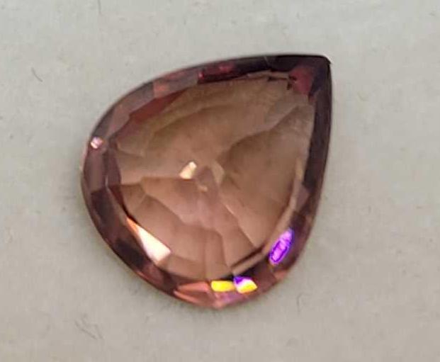 Pink Pear Cut Jadeite 1.70ct Gem Stone 6.66mm