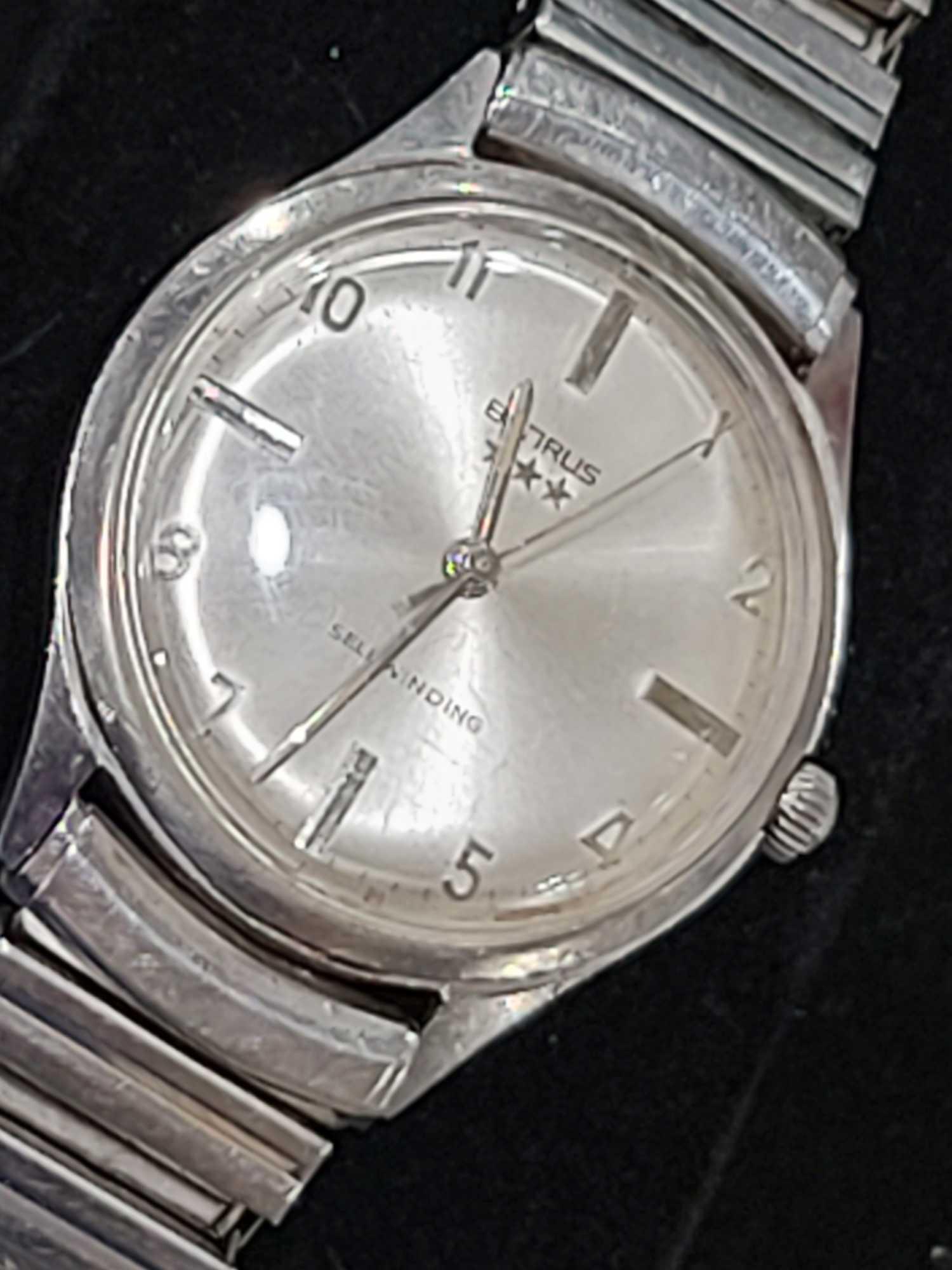Benrus early vintage, Selfwinding, Waterproof, Dustproof, Men's Stainless Steel wristwatch