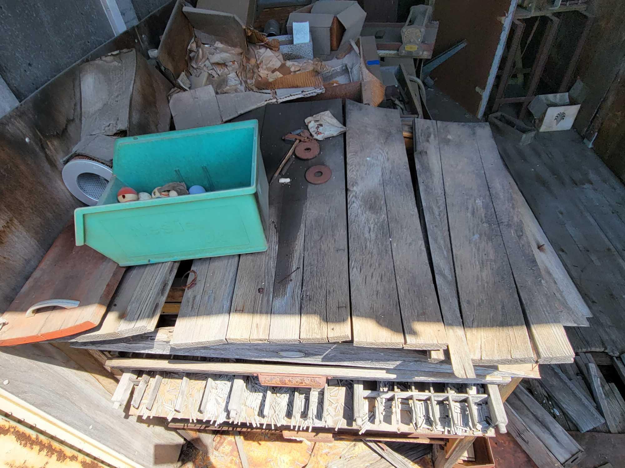 Cabinet Shelving Full of Hardware Number Letter type