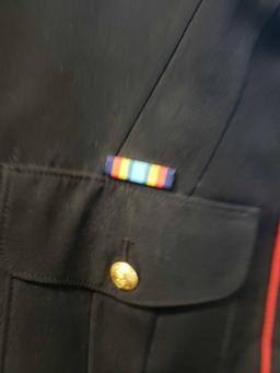 Marine Sergeant Dress Uniform 44 L and Hat