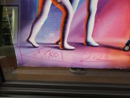 2020 Mark Kostabi. Spiritual Diagnosis Giclee color on paper w COA& Appraisal. Signed