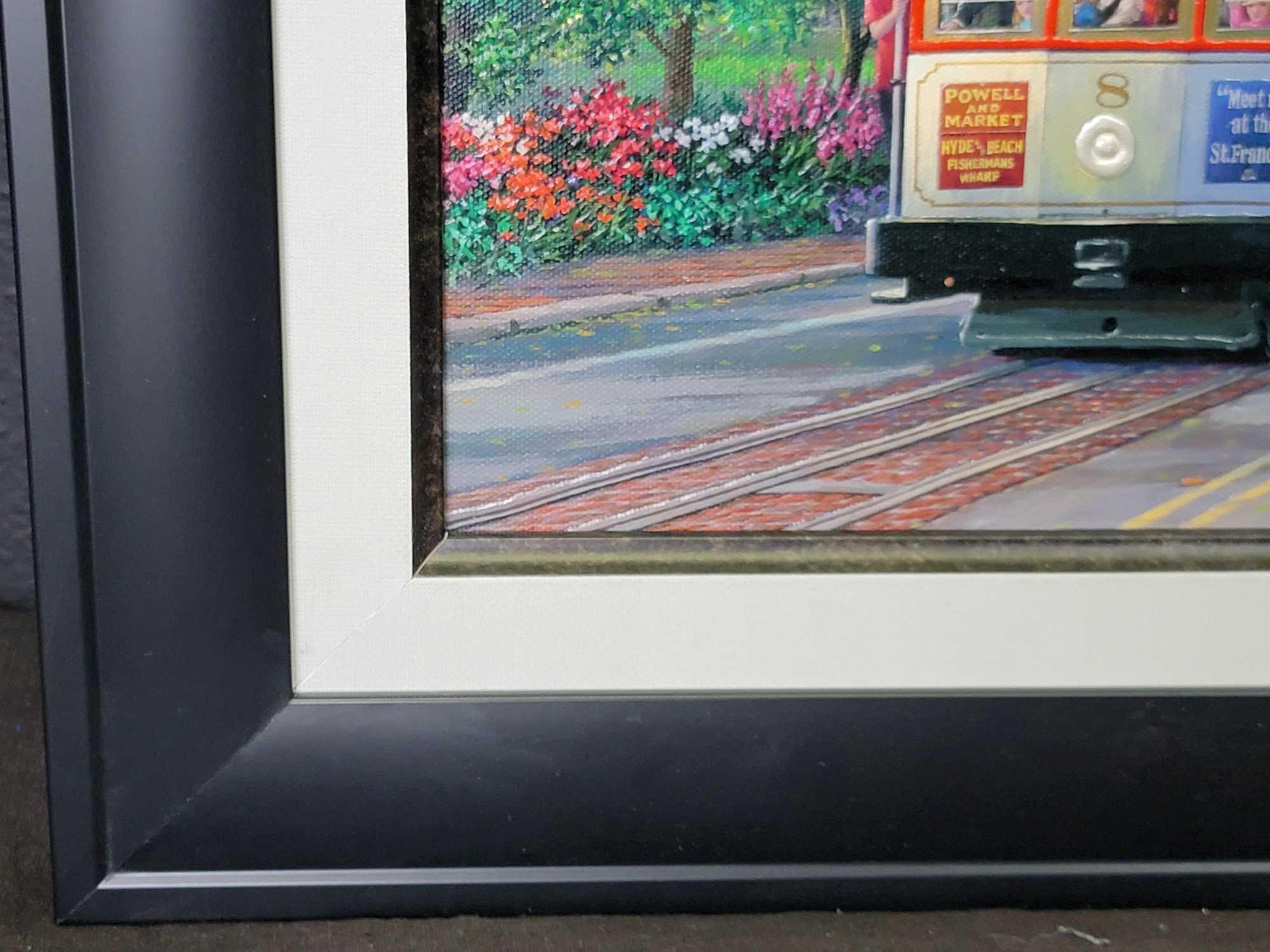 'Hyde Street' Signed Alexander Chen Giclee on Canvas 913/950 w/ CoA