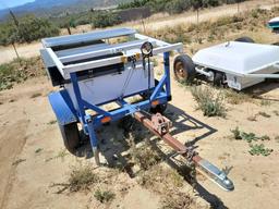 2006 Patriot Energy Services 9ft Long Speed Awareness Sign Solar Utility Trailer sold for parts only