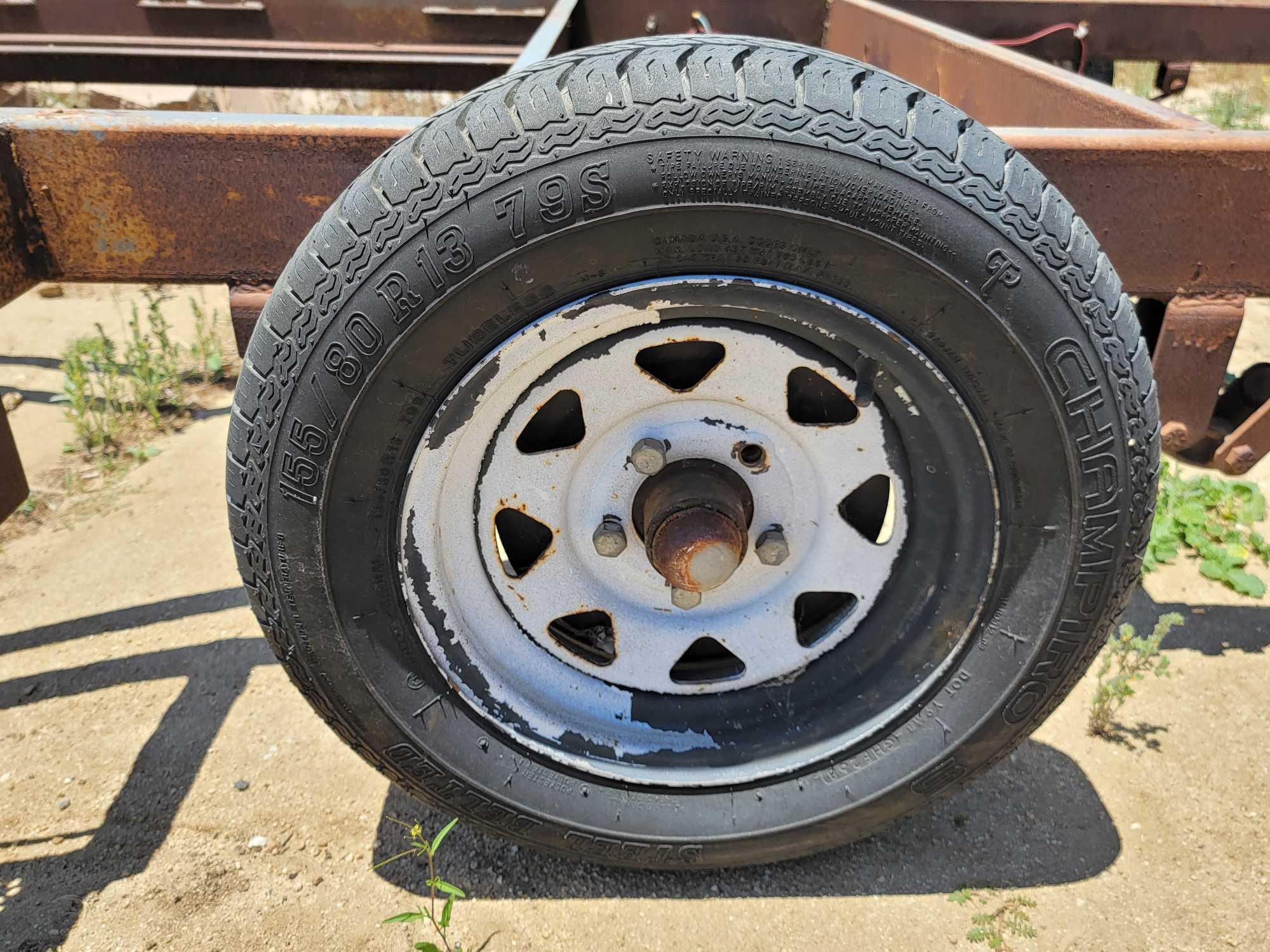 20ft Heavy Duty Custom Trailer sold for parts only