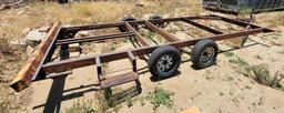 20ft Heavy Duty Custom Trailer sold for parts only