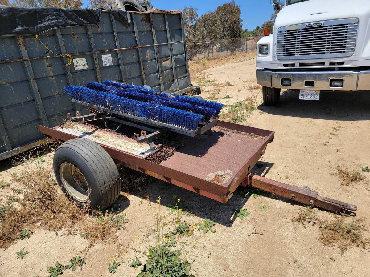 11ft Mini Trailer w/ Off-Road Wheels sold for parts only