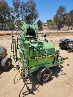 SDI Tow Behind Sprayer Machine Model 100D14-5K sold for parts only