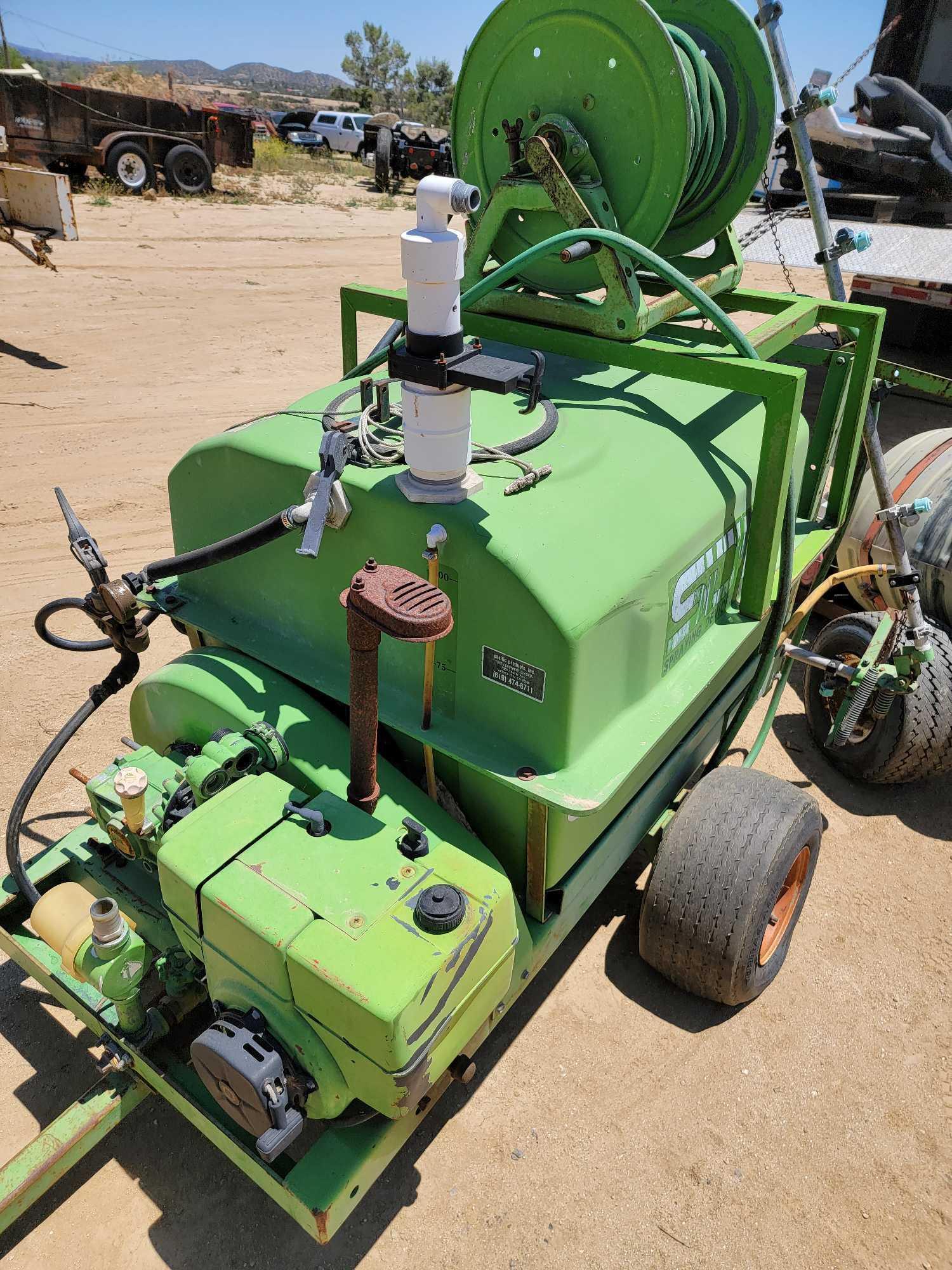 SDI Tow Behind Sprayer Machine Model 100D14-5K sold for parts only