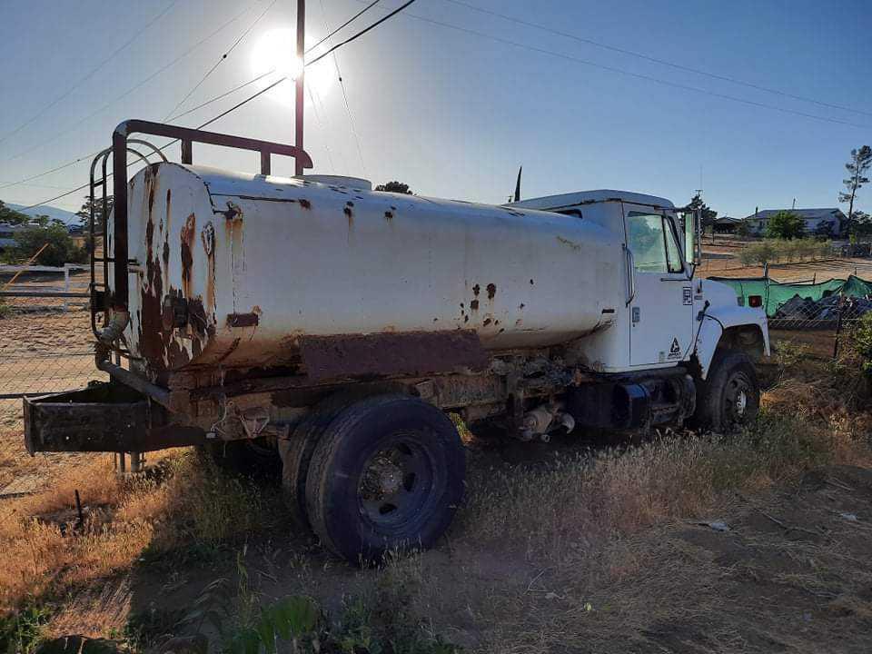 Old Water Tank Truck sold for parts only