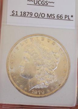 Morgan silver dollar 1879 O/O blazing Gem BU PL better Date