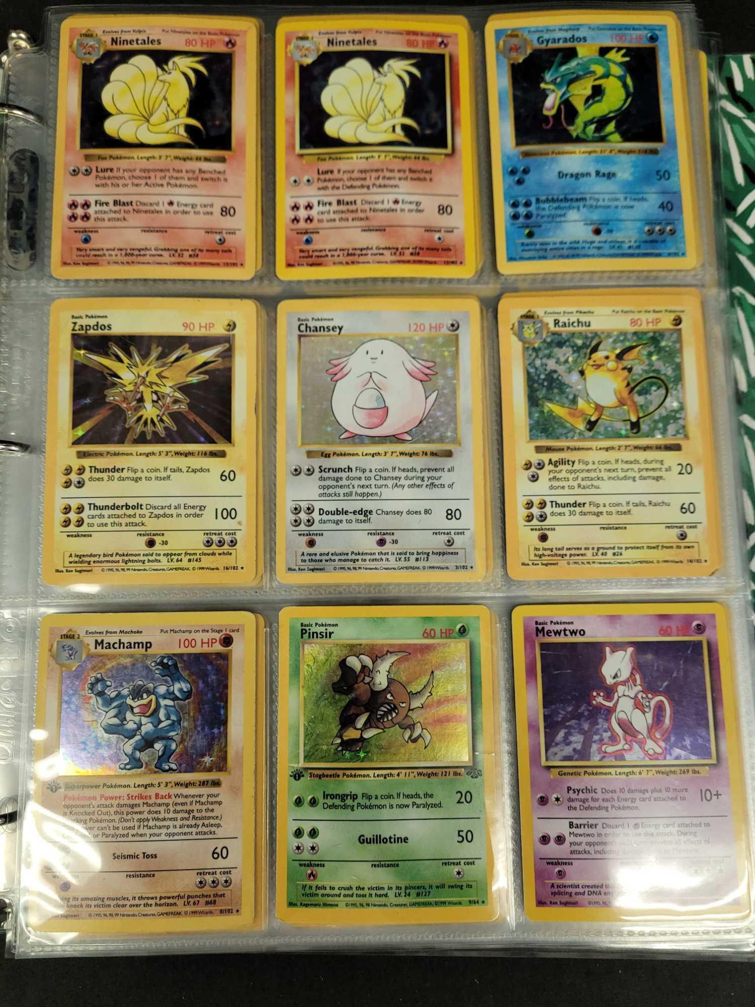 Pokemon cards WOTC, 1st edition, holo, shadowless