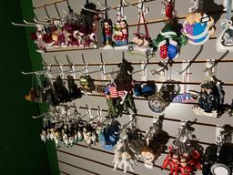 Many new Ornaments and 12 ft tree sports soccer gymnastics lacrosse etc