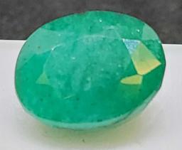 Oval cut Green Emerald gemstone 11.40ct