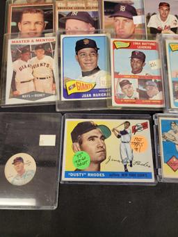 Over 40 1950-60 baseball cards