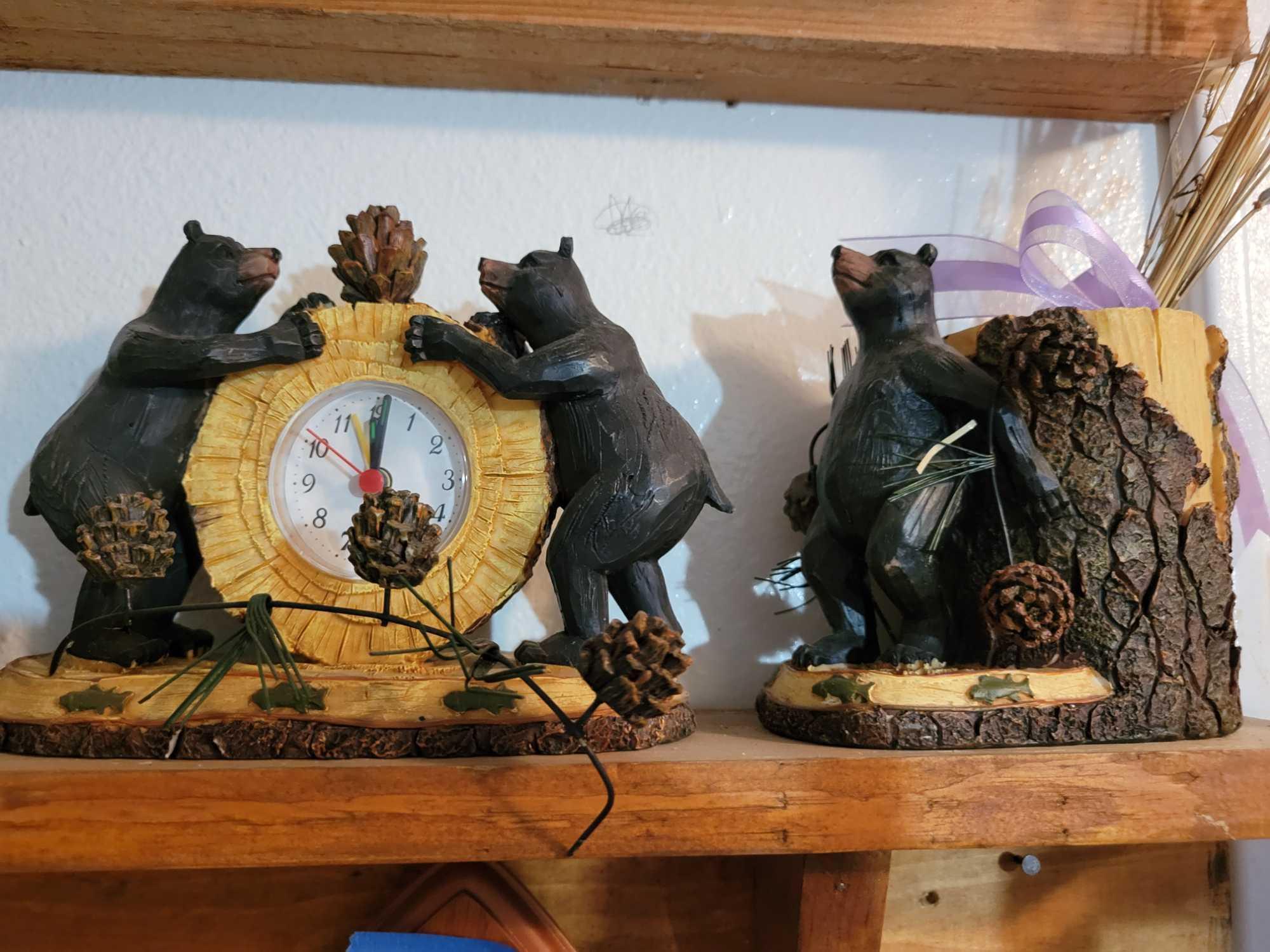 Bear figurine lot