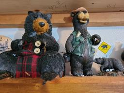 Bear figurine lot