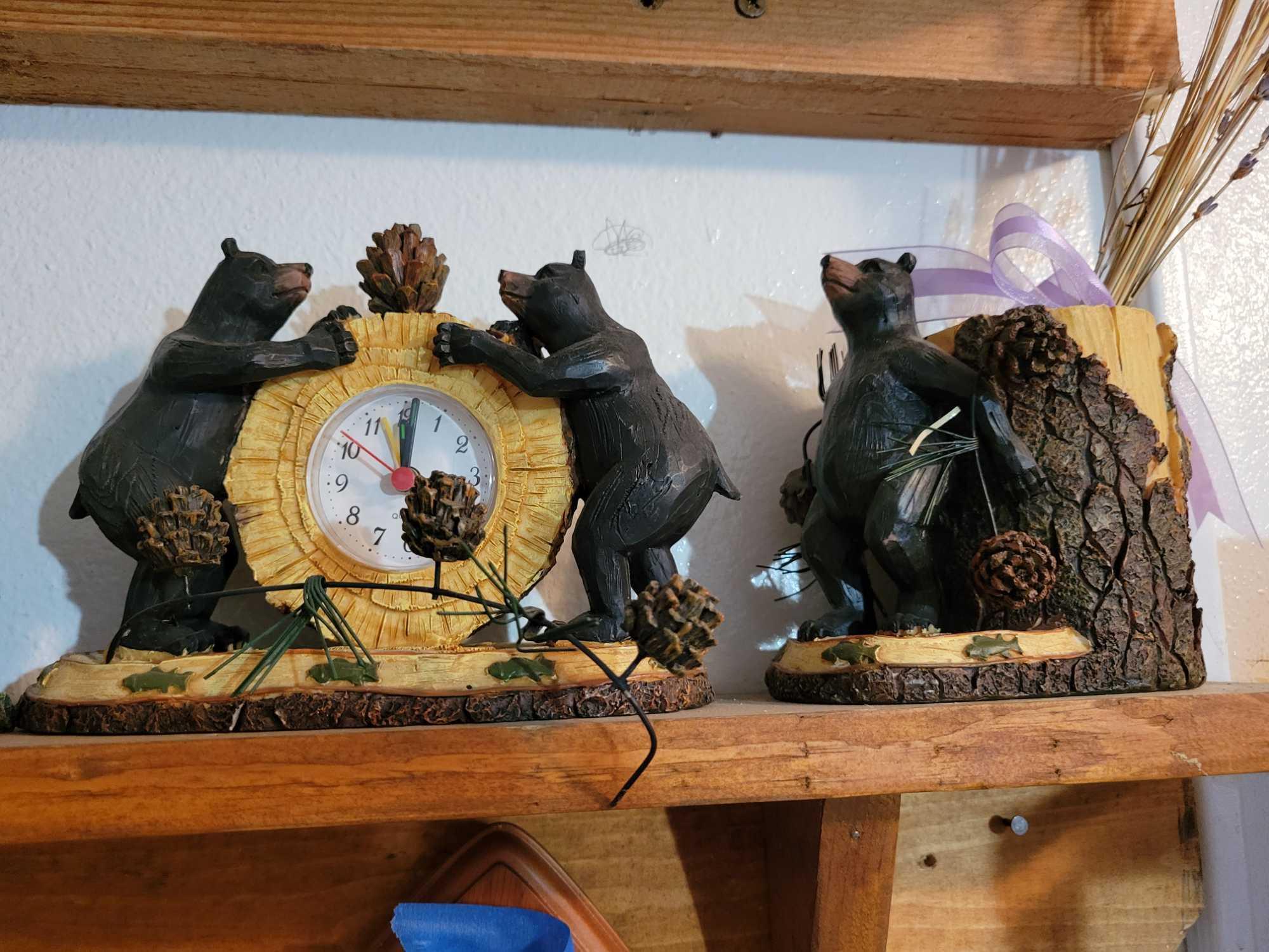 Bear figurine lot