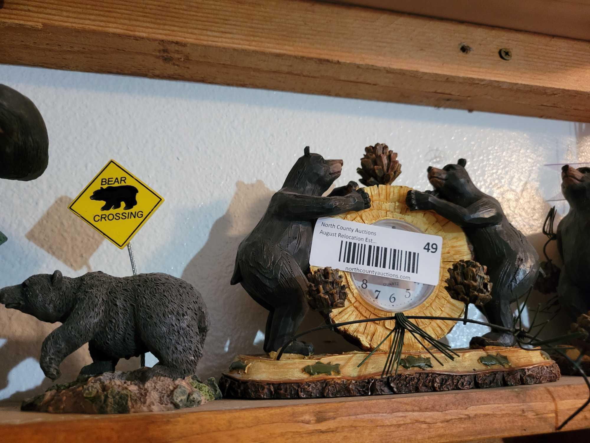 Bear figurine lot