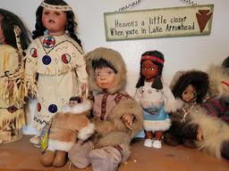 Beautiful Porcelain Indian dolls