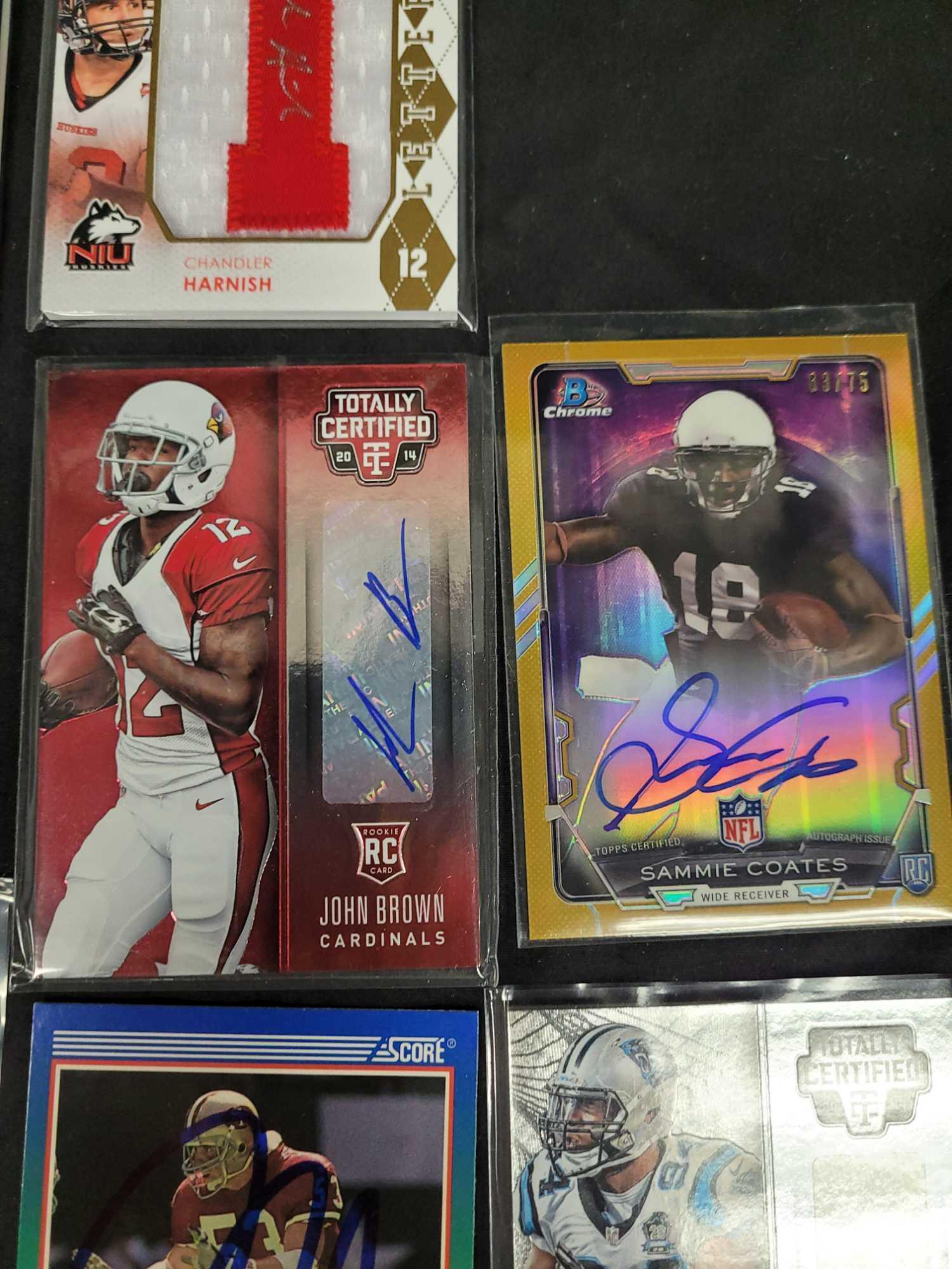 20. Football cards Jersey, Rookies, Signed and numbered