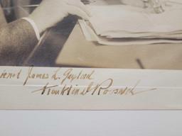 Framed photo of Franklin D. Roosevelt Signed not authenticated