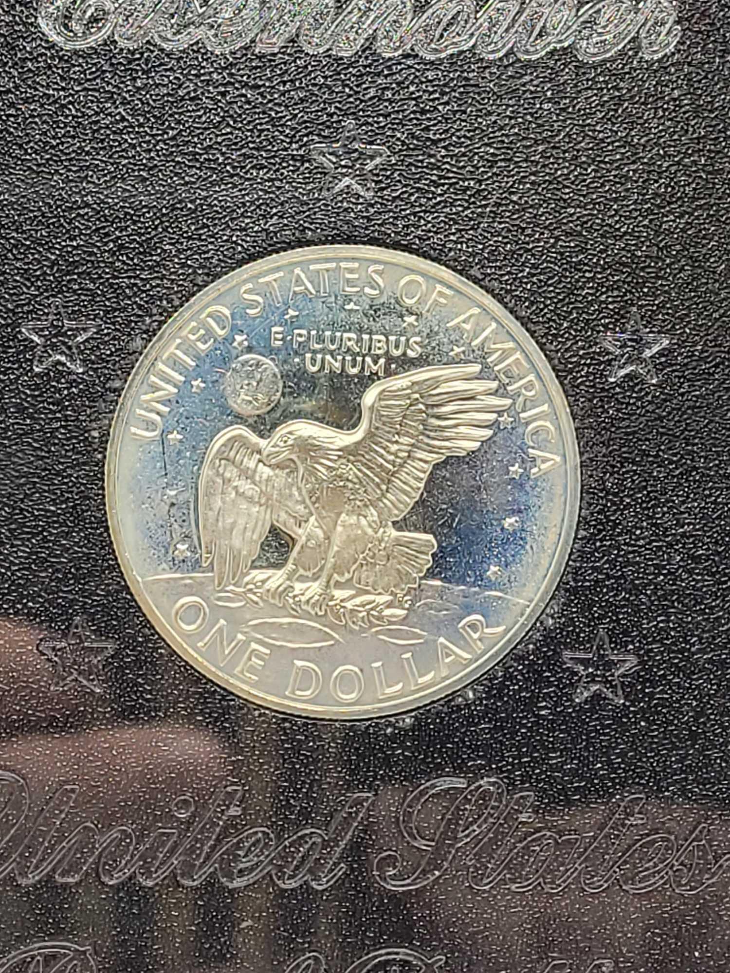 Investor lot of 7 Silver Proof Eisenhower Dollars in Original US Mint Cases