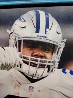 Cowboys Ezkiel Elliot Framed 11 x 14 Signed photo