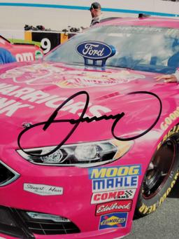 Ford Sponsored Race car driver Danica Patrick Framed 8 x 10 Signed photo