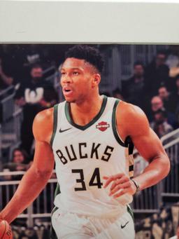 Bucks Giannis Antetokounmpo Framed 8 x 10 Signed Photo