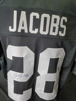 Raiders #28 Josh Jacobs signed Jersey