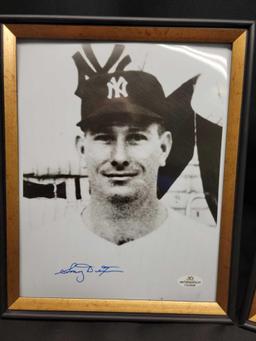 NYs Sonny Dixen Charlie Silvera Bob Del Greco framed 8 x 10 photos Signed