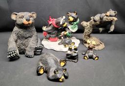 Bear Foots Big Sky Carvers Ruby The Skating Flemings other Resin Bears Montana Artist Jeff Fleming