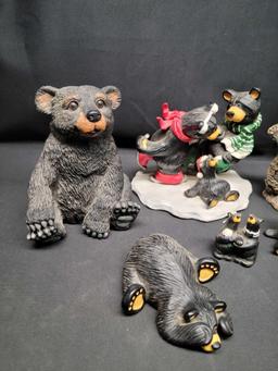 Bear Foots Big Sky Carvers Ruby The Skating Flemings other Resin Bears Montana Artist Jeff Fleming