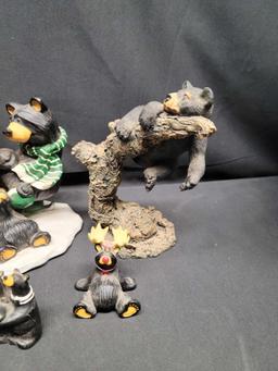 Bear Foots Big Sky Carvers Ruby The Skating Flemings other Resin Bears Montana Artist Jeff Fleming