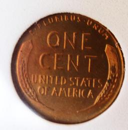 Wheat cent 1931S rare date Gem BU red Stunner MS++ Major wow coin rare red beauty