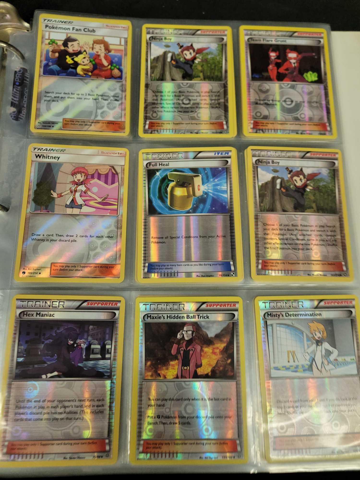 Binder of pokemon cards Holo, Reverse Holo, Rare