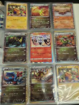 Binder of Japanese pokemon cards holo, reverse holo, Rare