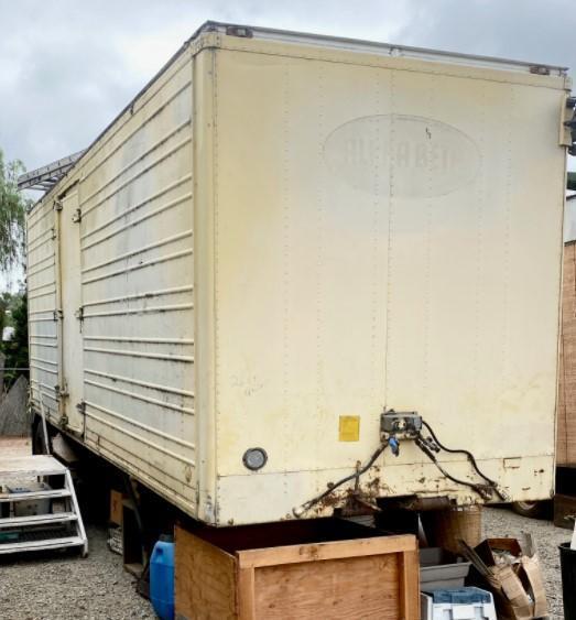 26ft Utility Trailer 8ft wide 10ft tall Tires have air including contents