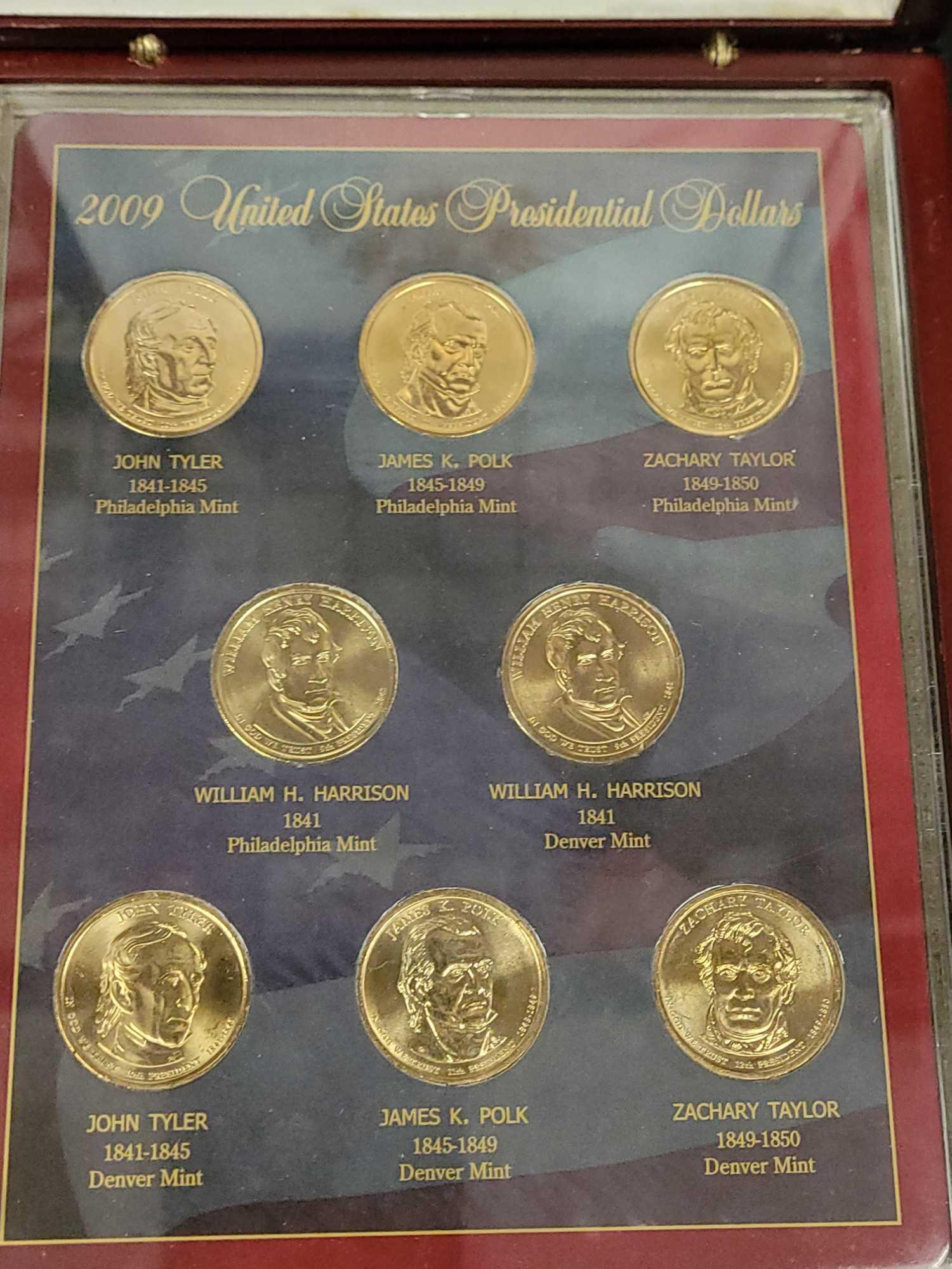 2009 Presidential Golden Dollar Gem Mint Uncirculated Collection