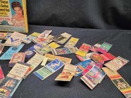 Vintage match covers Show Boat 45 rpm records