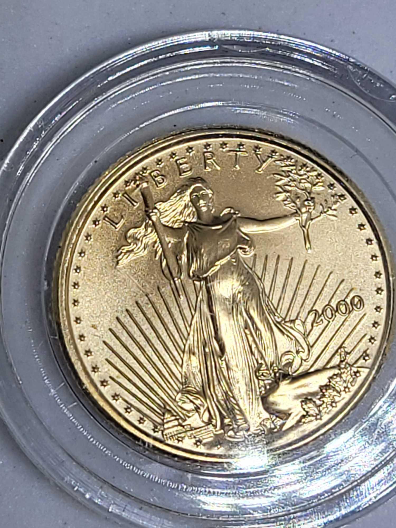 First American Eagle $5 Gold Coin of the Millennium