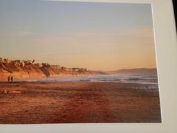 Framed print of Coastline 40 x 30 in