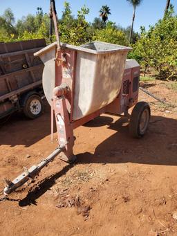 Whiteman Multiquip Gas Motor Concrete Mixer Trailer